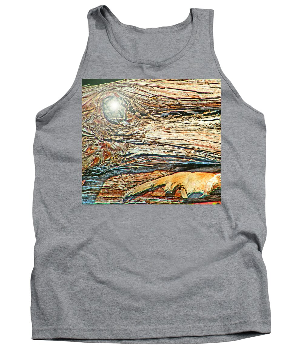 Abstract Tank Top featuring the photograph Fantasy Island by Lenore Senior