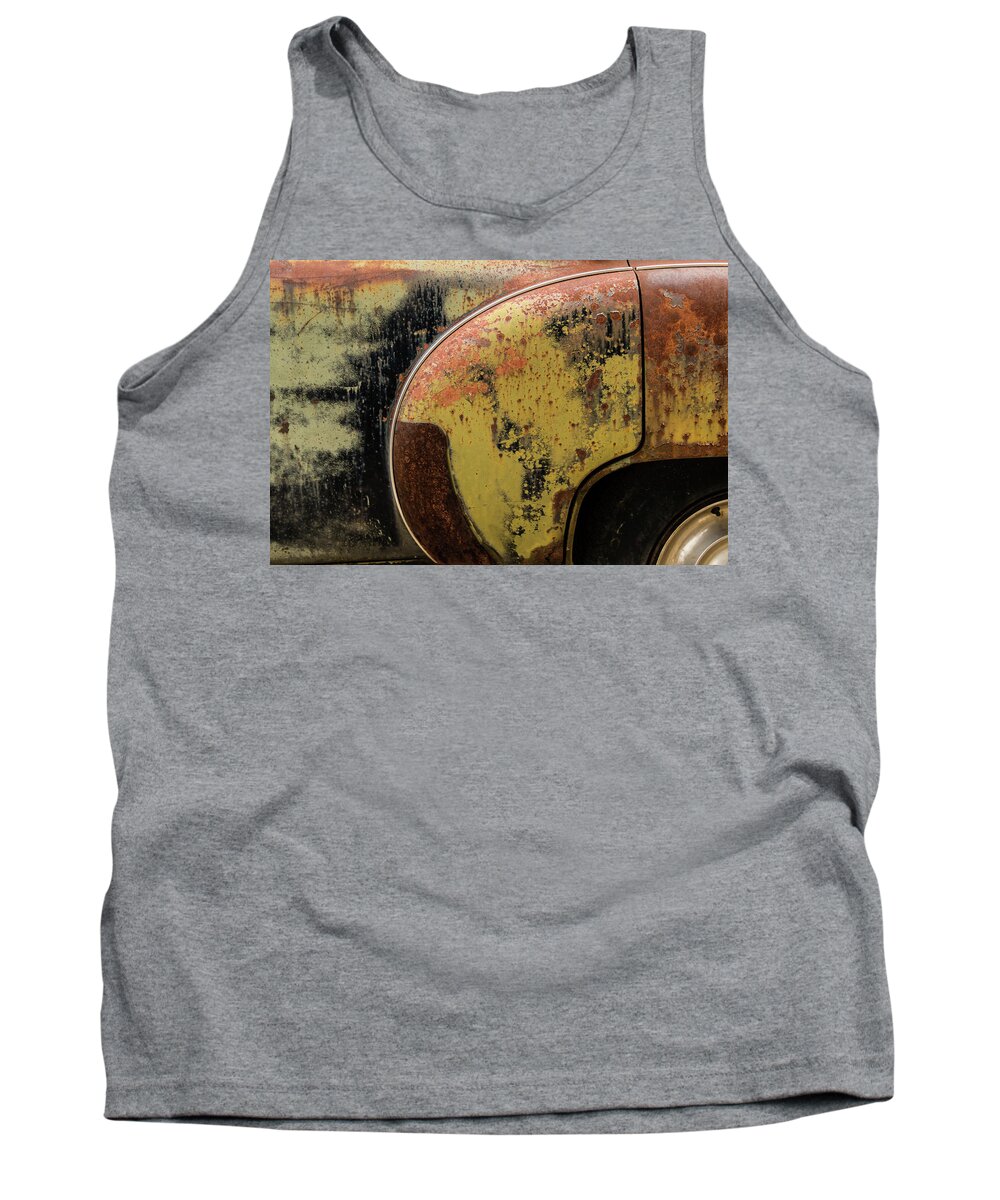 Rust Tank Top featuring the photograph Fender Bender by Holly Ross
