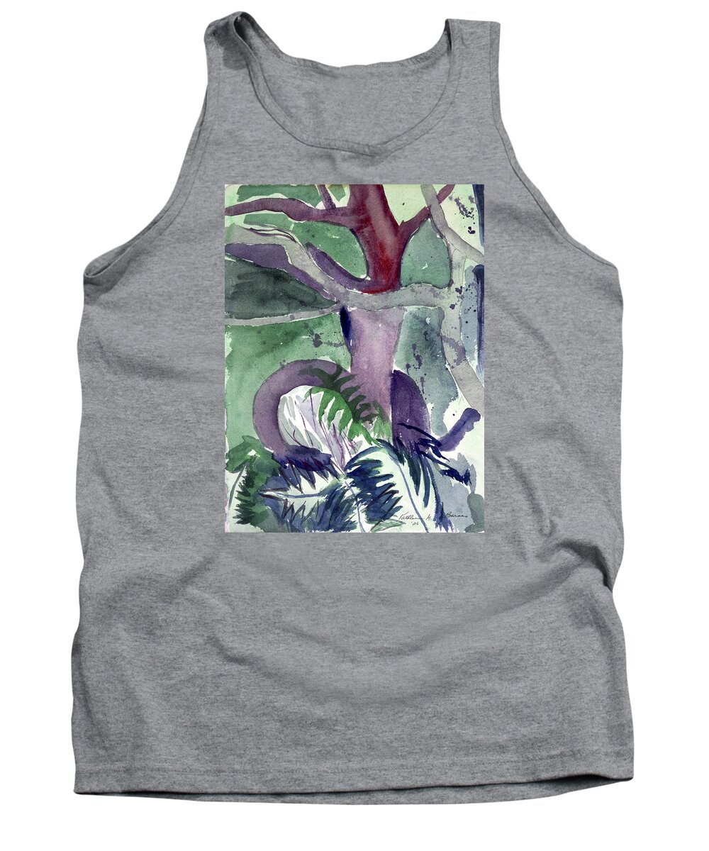  Tank Top featuring the painting Fern by Kathleen Barnes