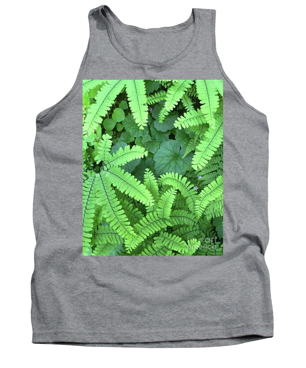 Fern Tank Top featuring the photograph Ferns and fauna by Paula Joy Welter