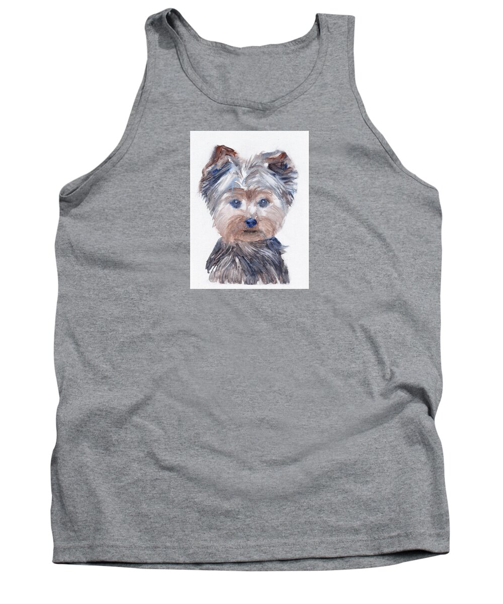 Fillmore Tank Top featuring the painting Fillmore by Kazumi Whitemoon