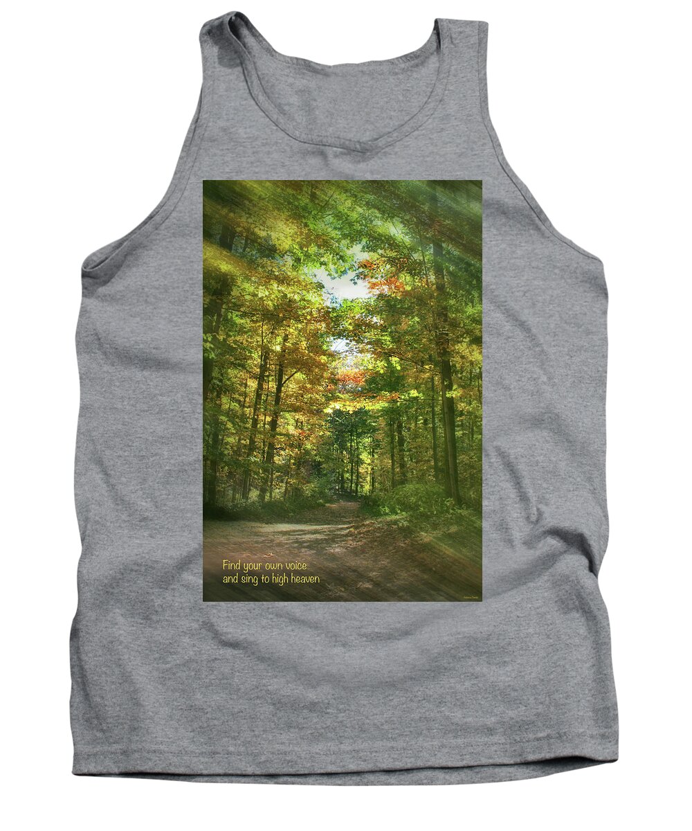 Voice Tank Top featuring the photograph Find Your Own Voice by Rebecca Samler