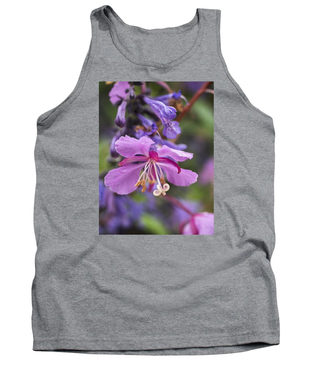 To Be Built Tank Top featuring the photograph Fireweed by Ian Johnson