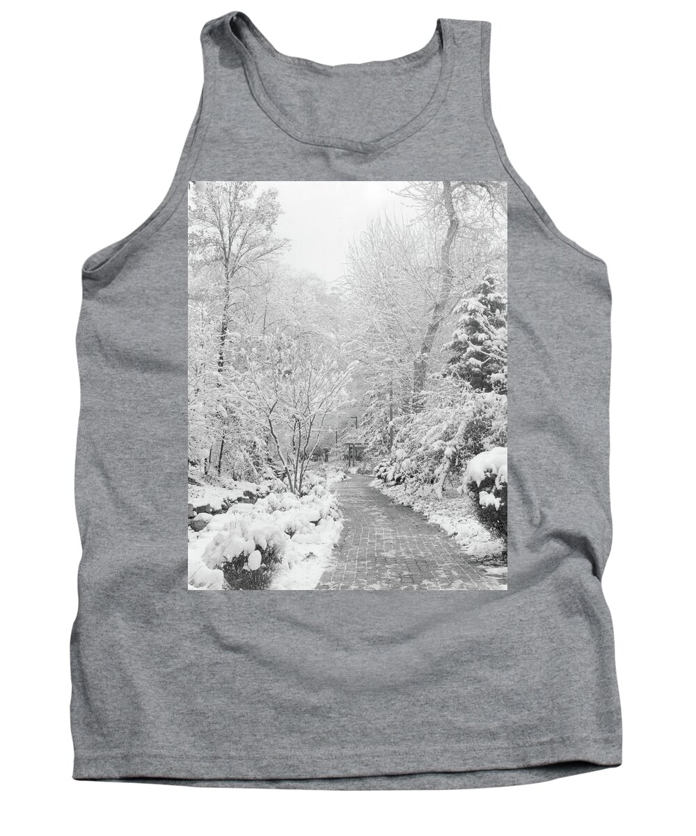And Tank Top featuring the photograph First Snow by Andrew Broekhuijsen