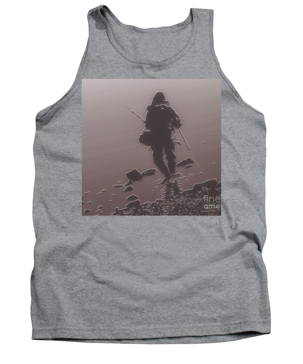 Fisherman Tank Top featuring the photograph Fisherman by Charlie Cliques