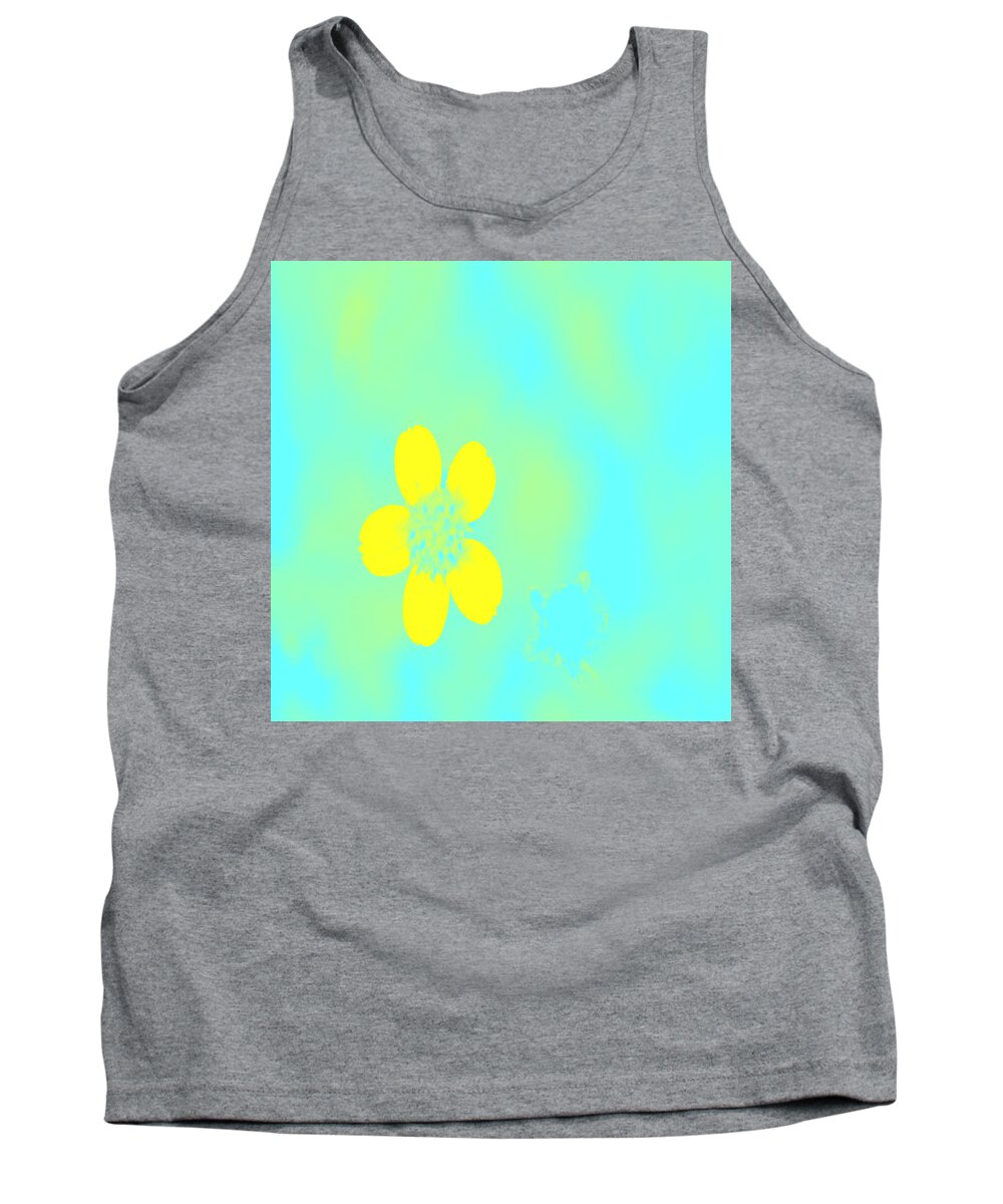 Garden Tank Top featuring the photograph Flower in yellow by Faashie Sha