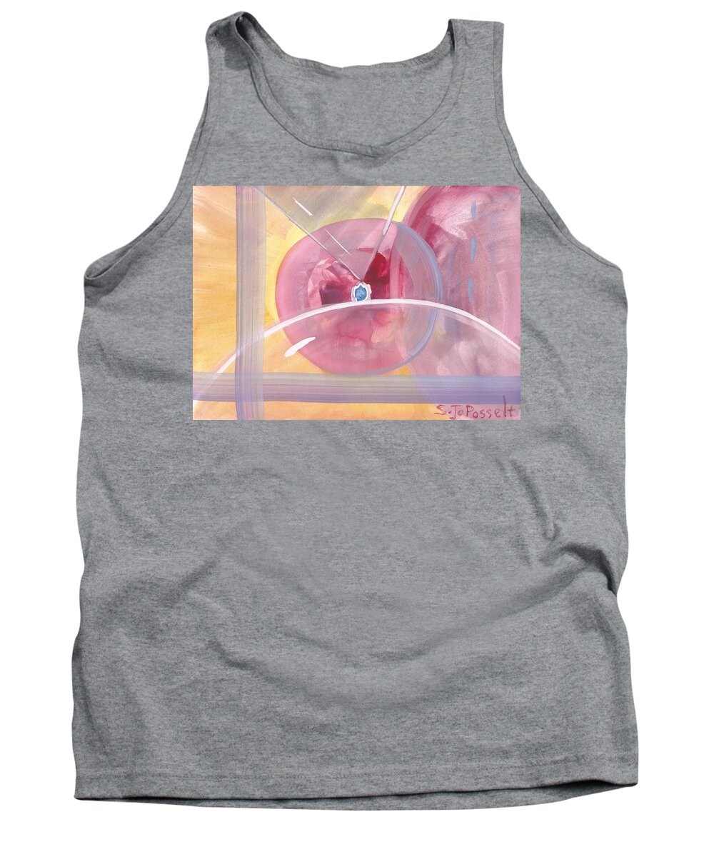 Focal Point Tank Top featuring the painting Focal Point by Sheri Jo Posselt