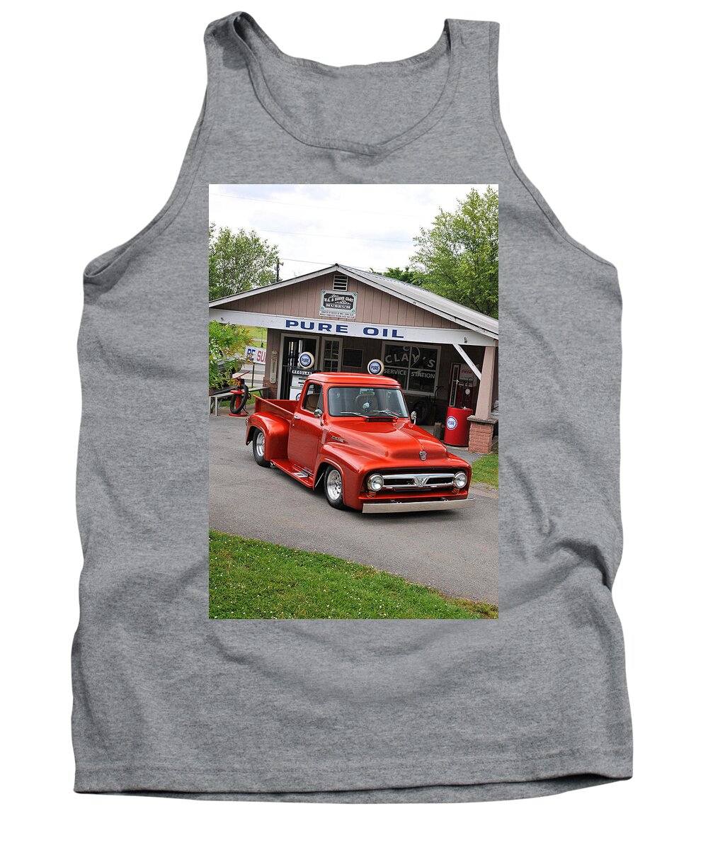 Ford F-100 Tank Top featuring the photograph Ford F-100 by Mariel Mcmeeking