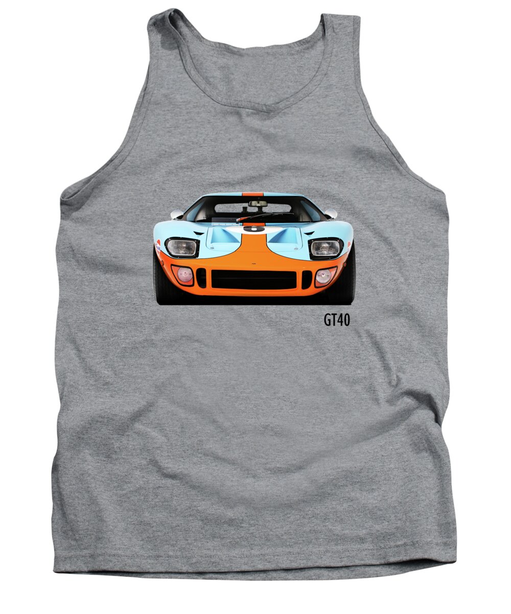 Car Tank Top featuring the photograph Ford GT40 Mk 1 by Mark Rogan