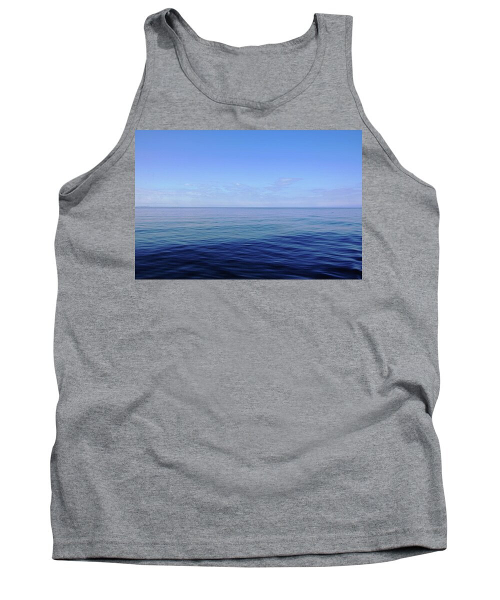 Georgian Bay Tank Top featuring the photograph Forever Blue by Debbie Oppermann