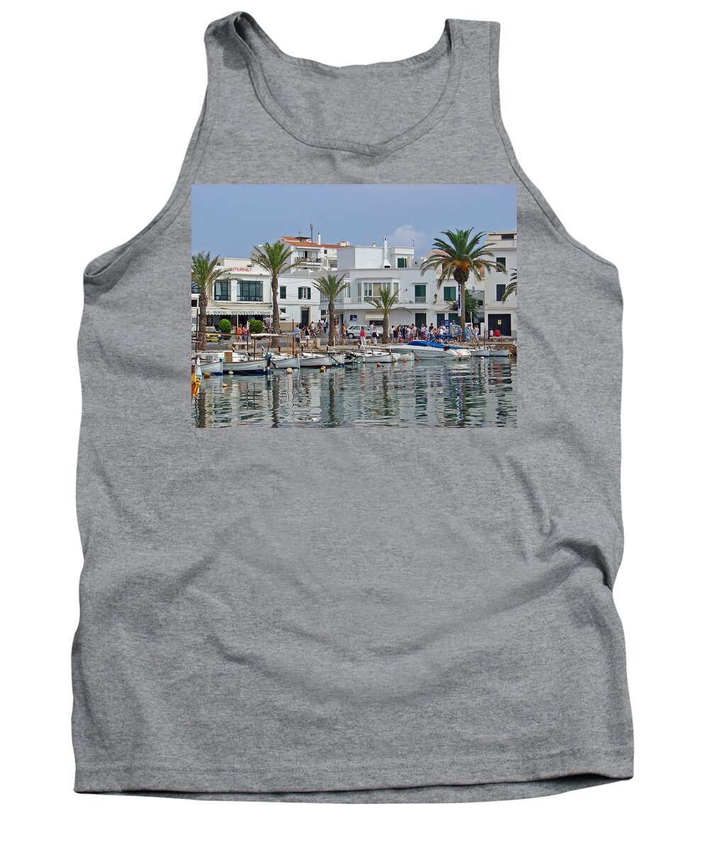 Europe Tank Top featuring the photograph Fornells, Menorca by Rod Johnson