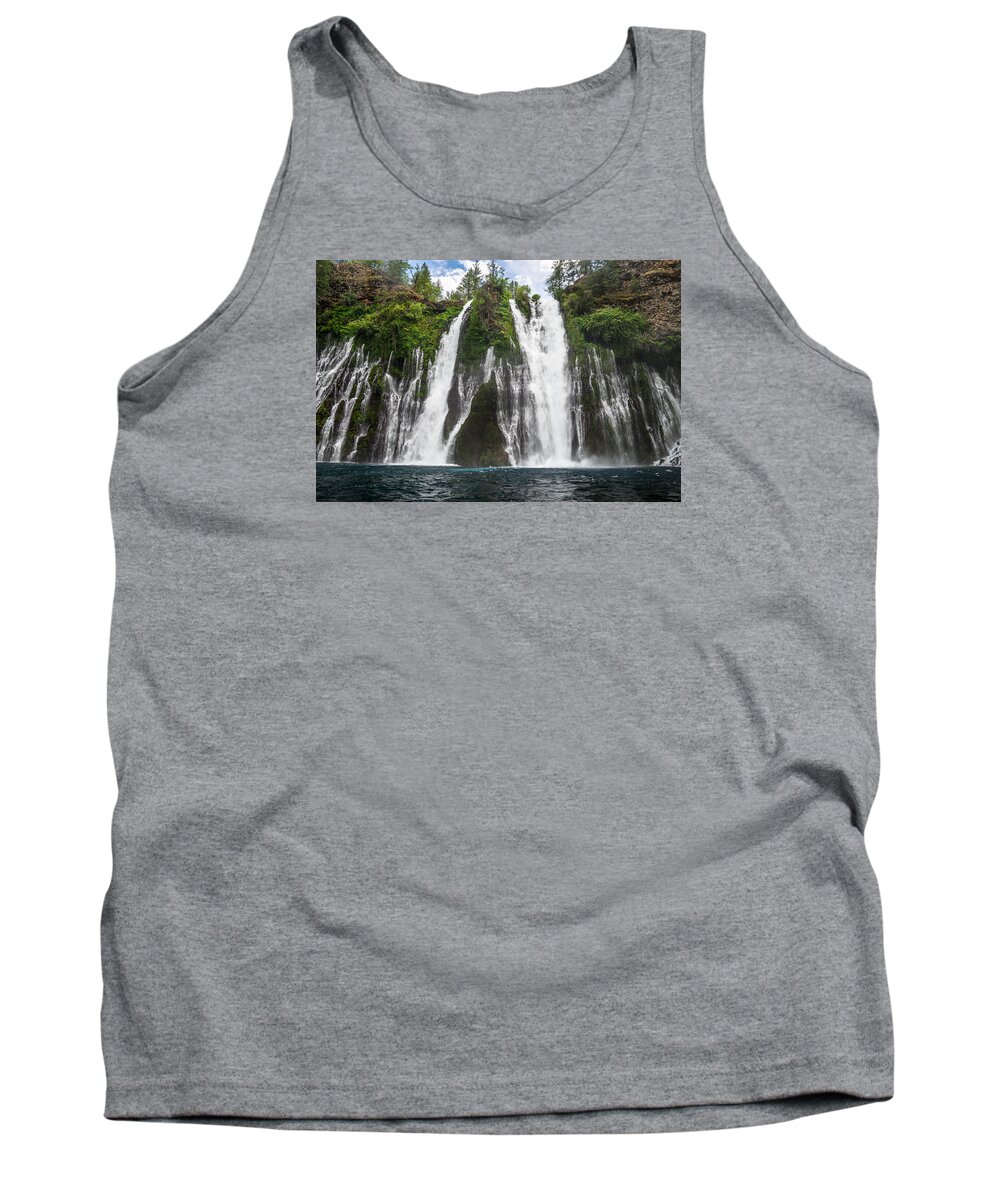 Macarthur-burney Falls Tank Top featuring the photograph Full Frontal View by Greg Nyquist