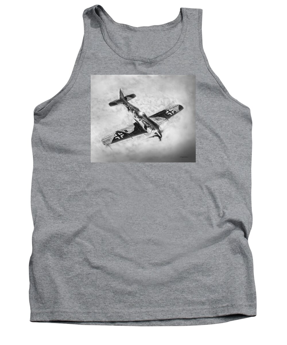 Luftwaffe Tank Top featuring the drawing Fw-109a by Douglas Castleman