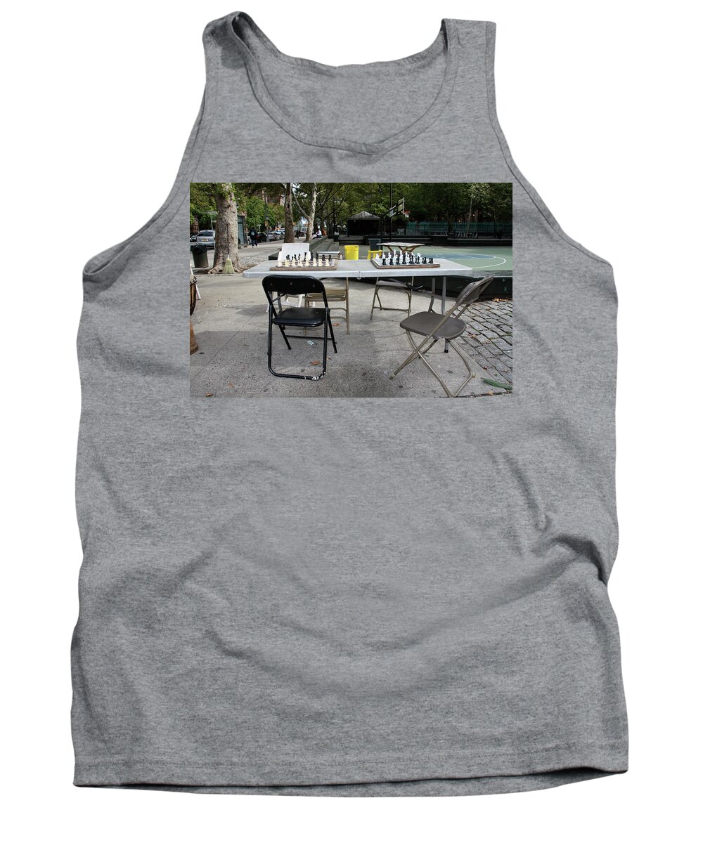 Harlem Tank Top featuring the photograph Game Of Chess Anyone by Terry Wallace