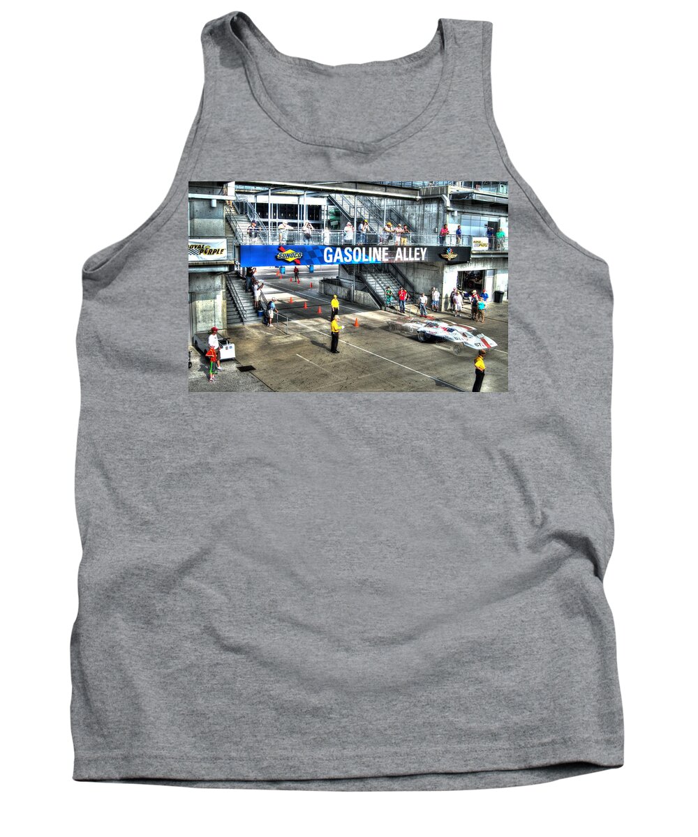 Gasoline Alley Tank Top featuring the photograph Gasoline Alley 2015 by Josh Williams