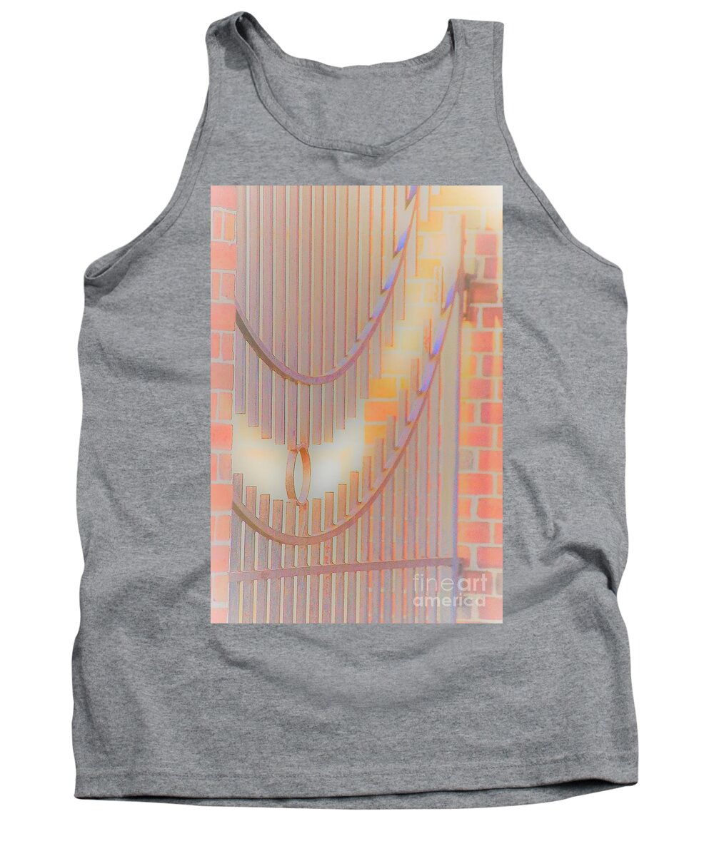 Wrought Iron Tank Top featuring the photograph Gated by Merle Grenz