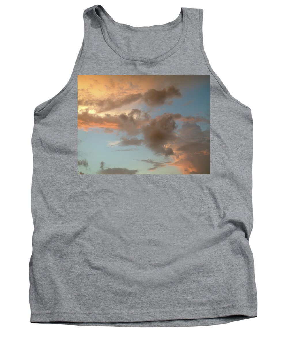 Cloud Tank Top featuring the photograph Gentle Clouds Gentle Light by David Bader