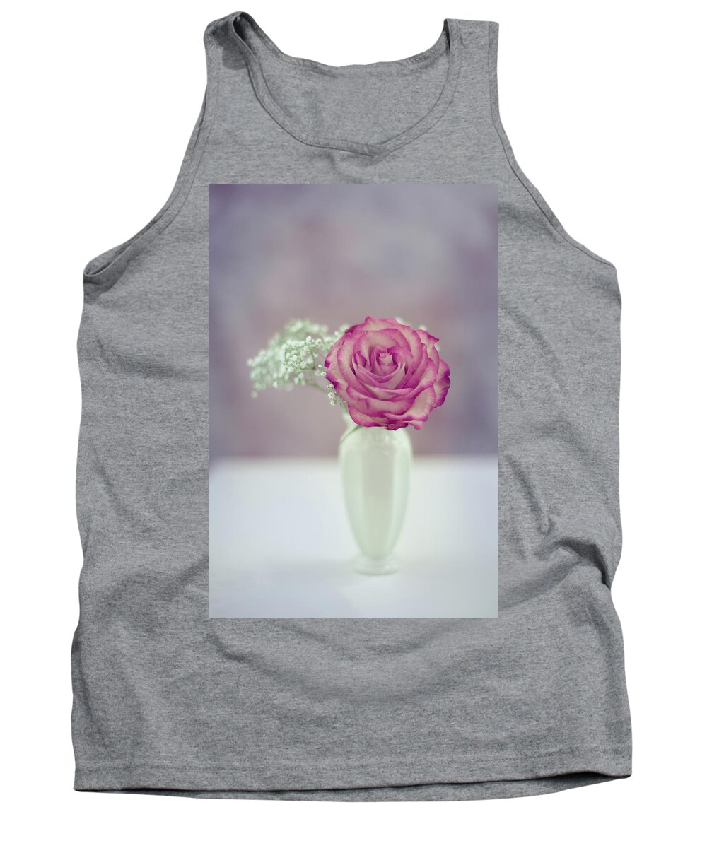 Rose Tank Top featuring the photograph Gift Of Love by Elvira Pinkhas