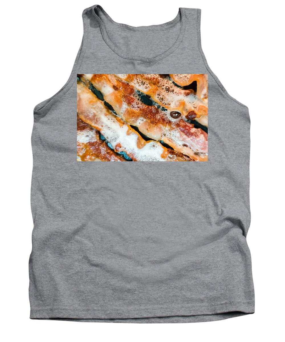 Bacon Tank Top featuring the photograph Gluten Free Bacon by SR Green
