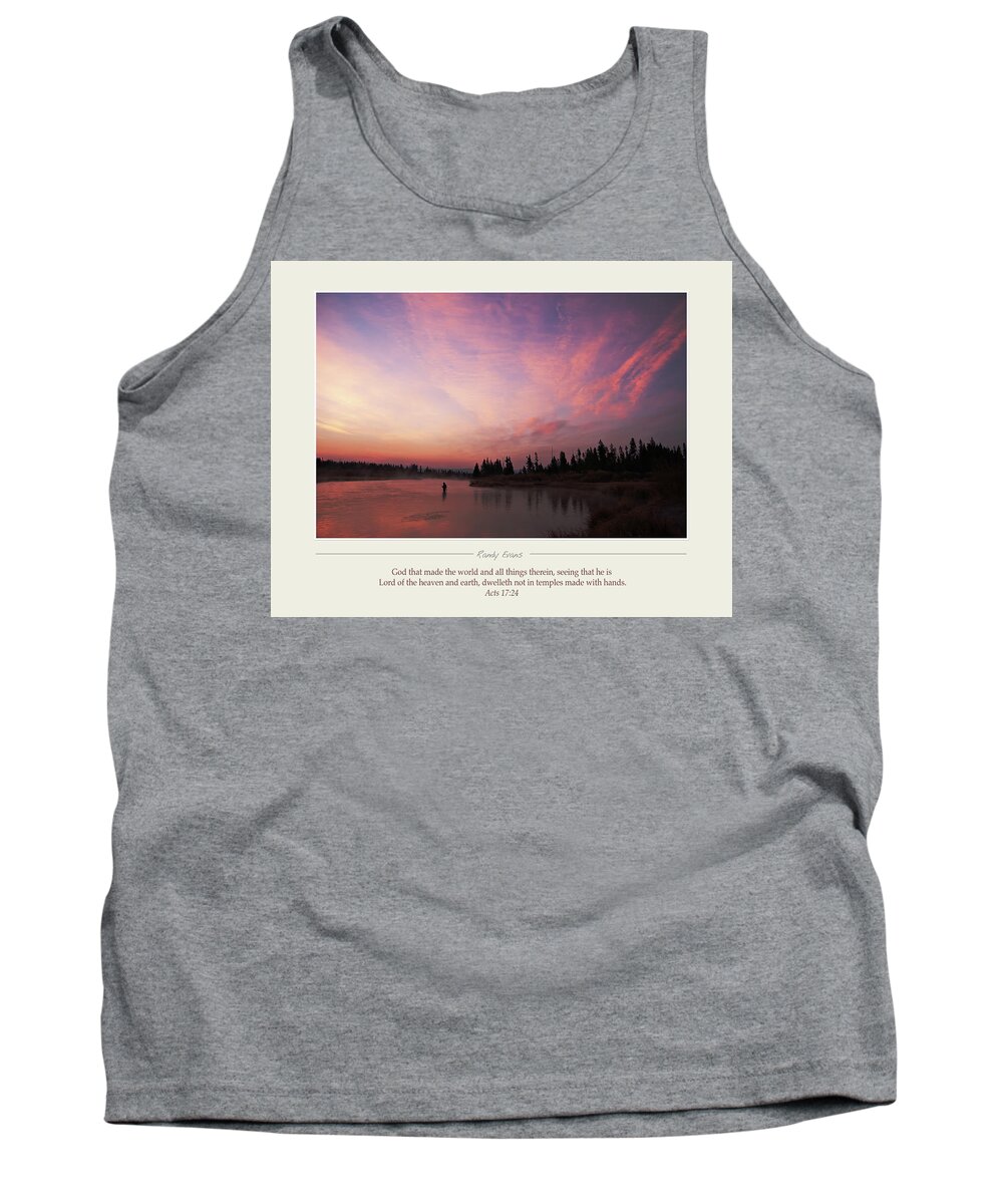 God's Temple Tank Top featuring the photograph God's Temple by Randall Evans