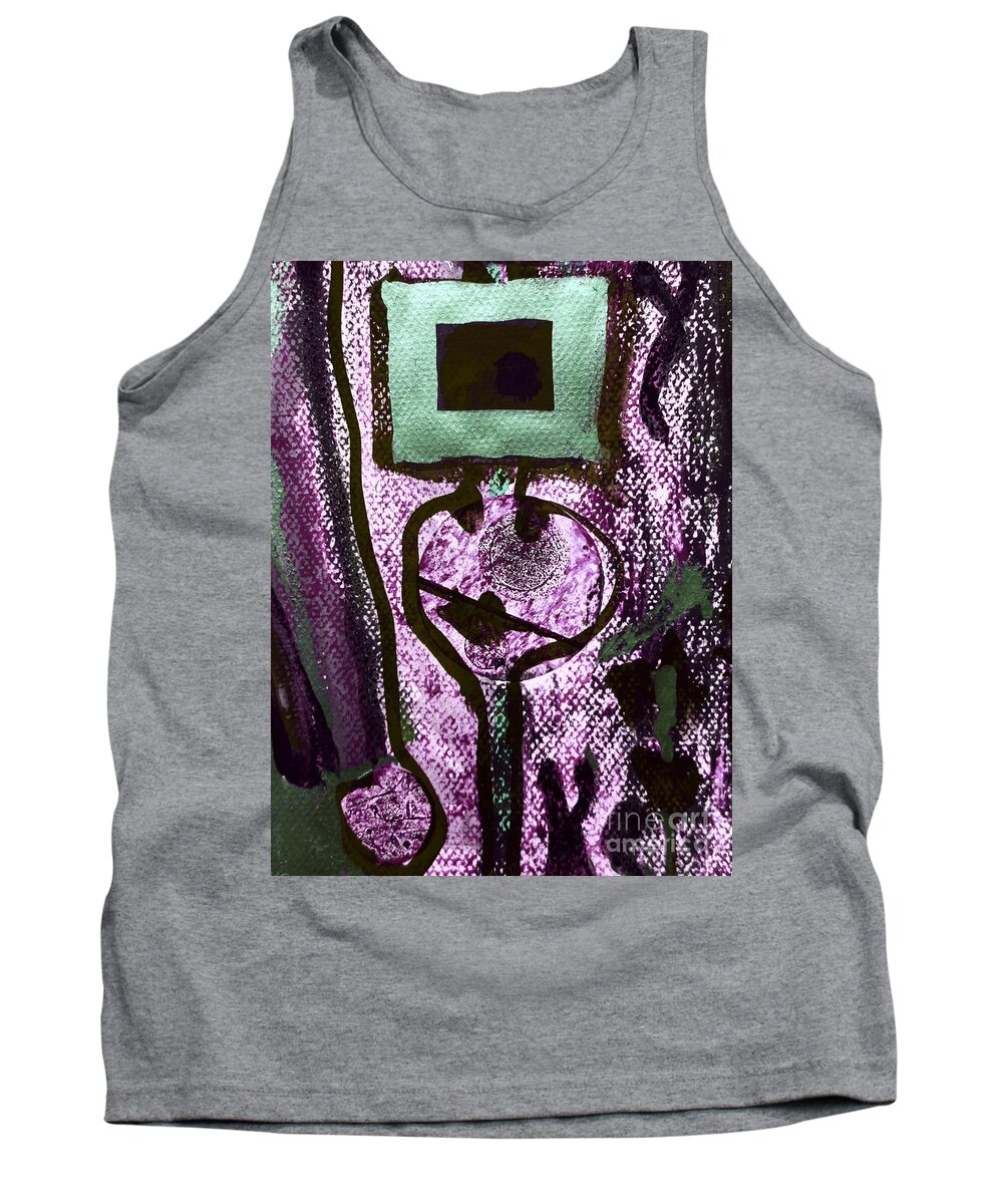 Child Tank Top featuring the painting Golden Child by Katerina Stamatelos