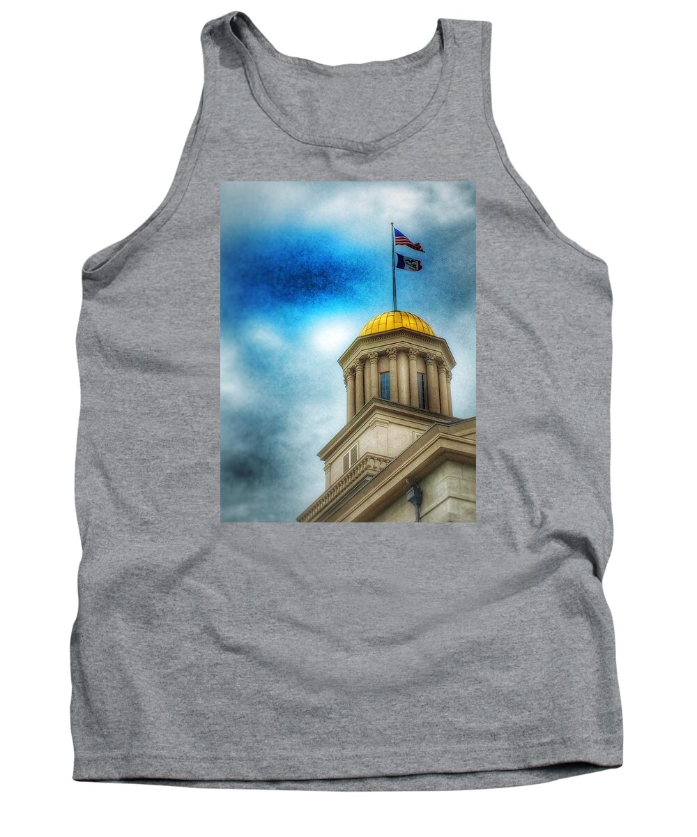 Iowa Tank Top featuring the photograph Golden Shine by Jame Hayes