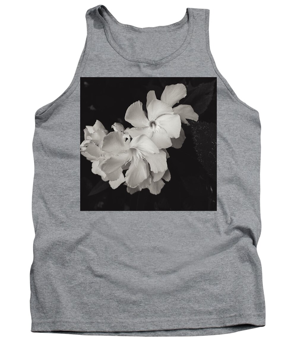 Flower Tank Top featuring the photograph Grace in White by Brad Hodges