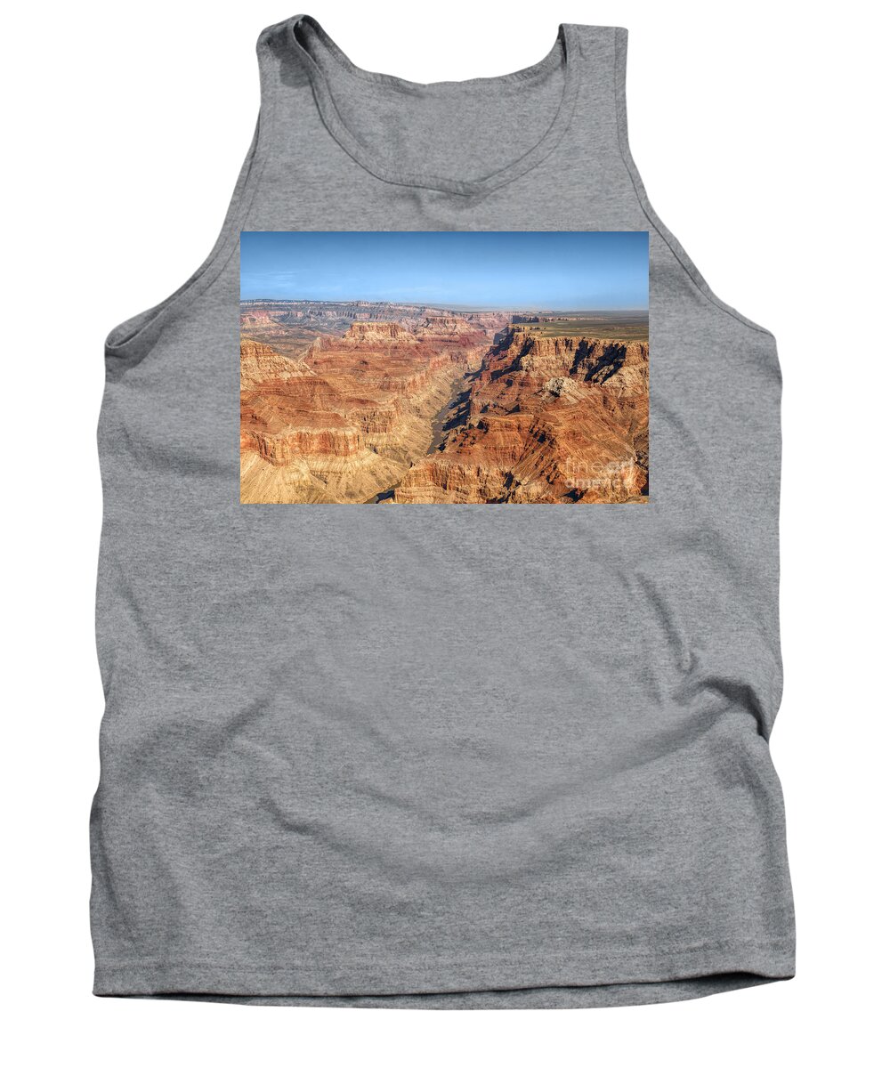 Grand Canyon Tank Top featuring the photograph Grand Canyon Aerial View by Daniel Heine