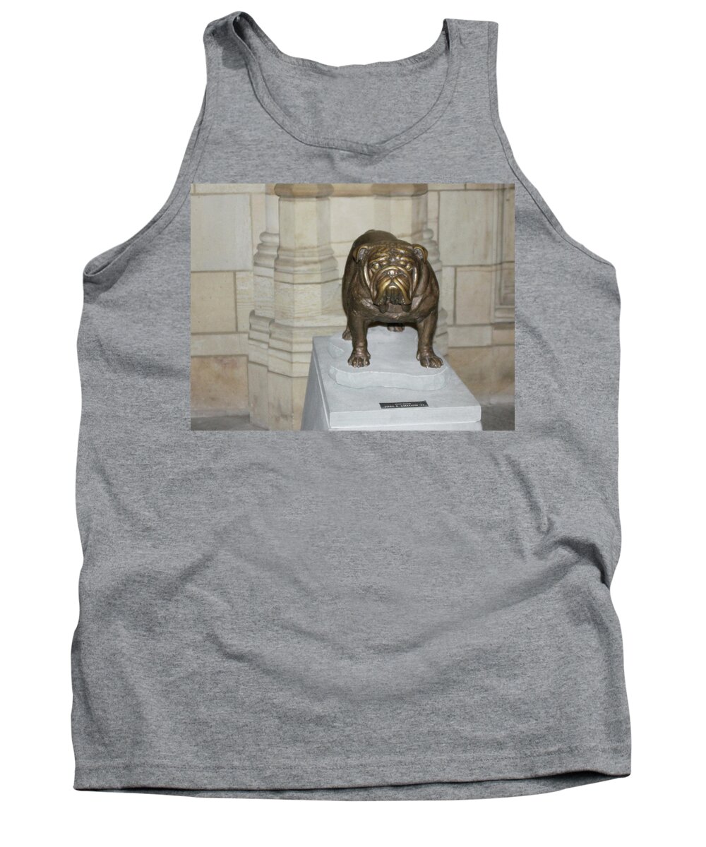 College Tank Top featuring the photograph Guess His College Connection by Imagery-at- Work