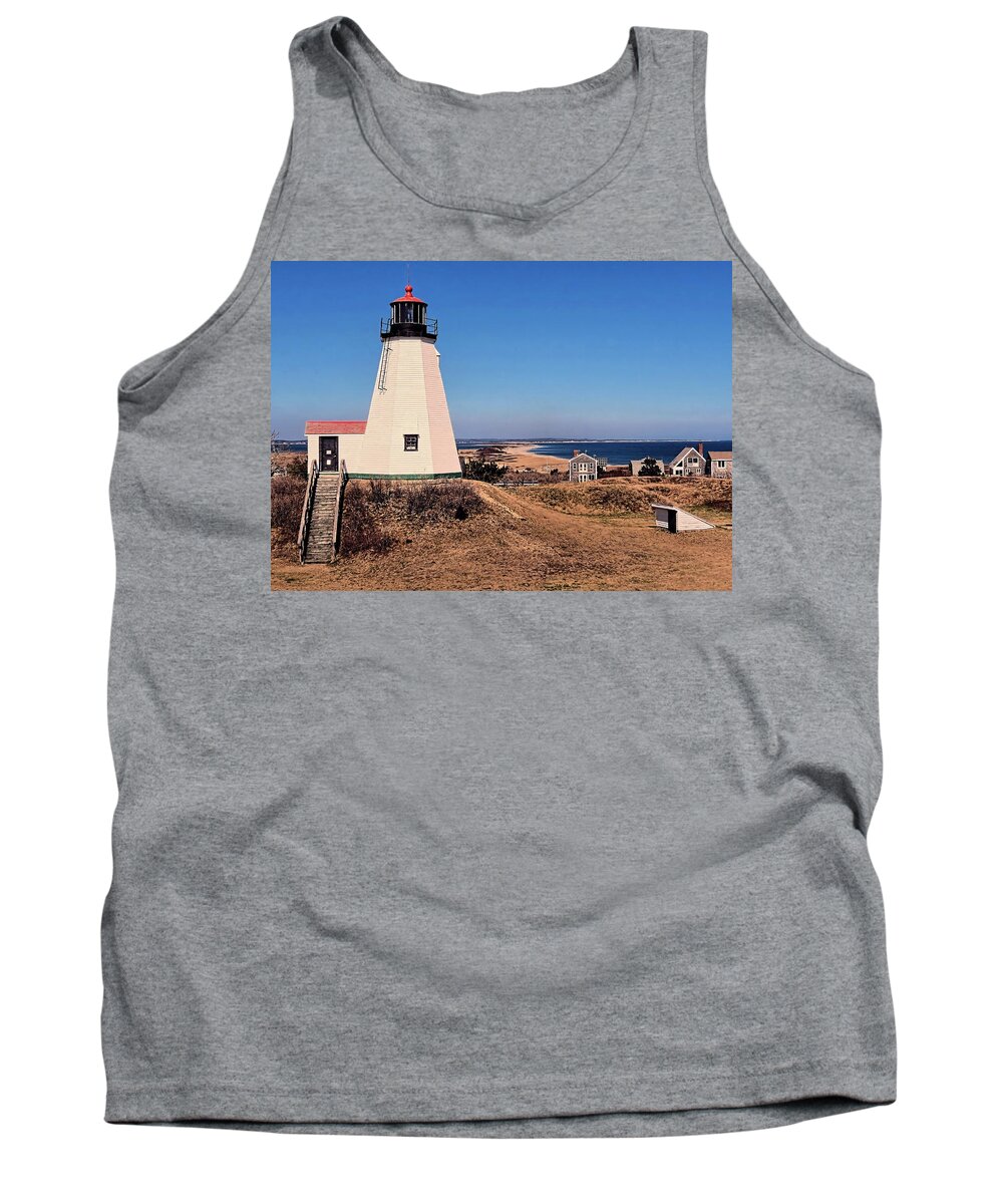 Lighthouses Tank Top featuring the photograph Gurnet Lighthouse by Janice Drew