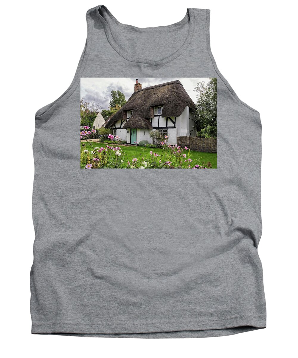 Cottage Tank Top featuring the photograph Hampshire Thatched Cottages 8 by Shirley Mitchell