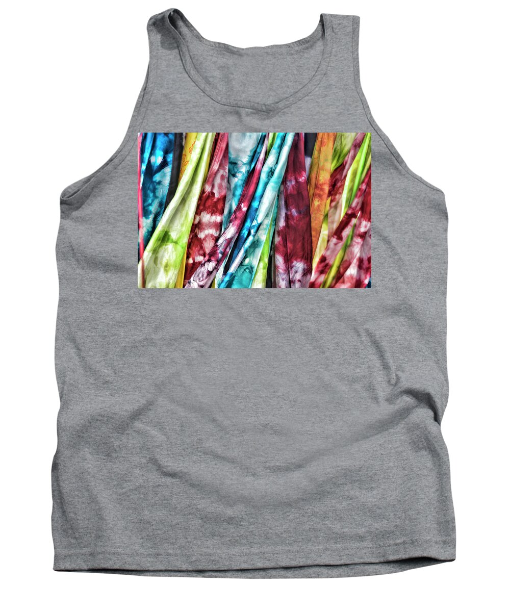 Sharon Popek Tank Top featuring the photograph Hanging Color by Sharon Popek