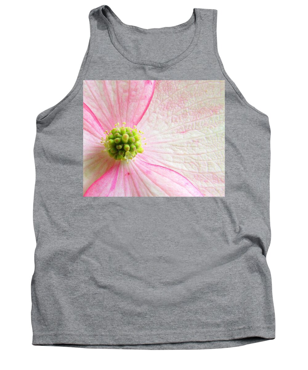 Flower Tank Top featuring the photograph October Is Squish The Girls Month by Lori Lafargue