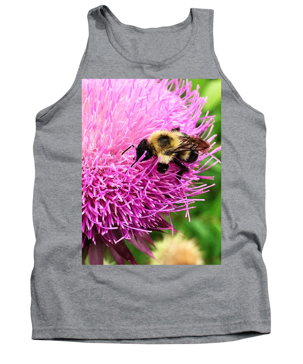 Bee Tank Top featuring the photograph Happiness by Jeff Iverson