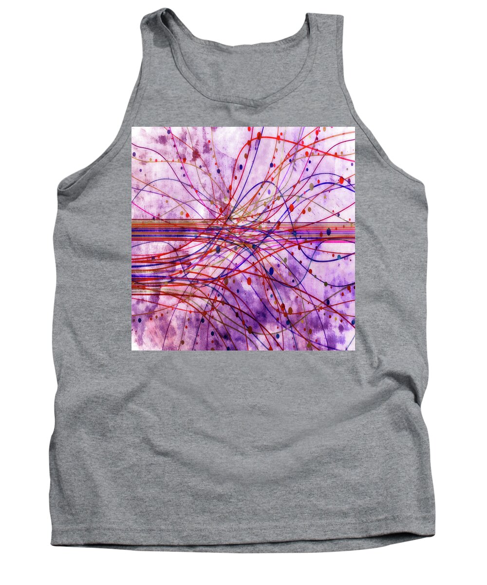 Harness Tank Top featuring the digital art Harnessing Energy 2 by Angelina Tamez