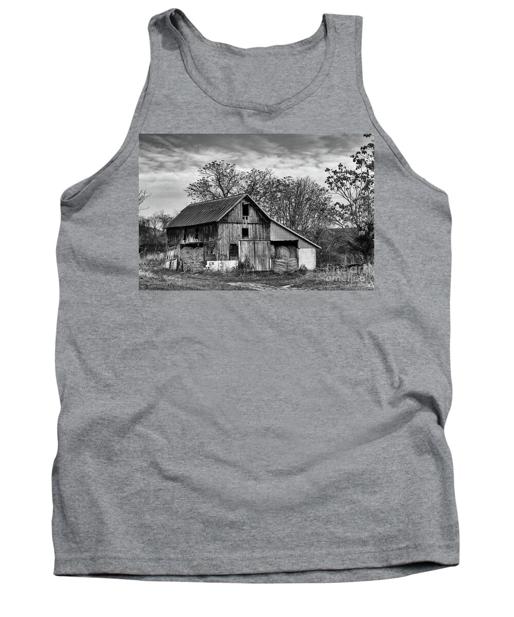 Barn Tank Top featuring the photograph Hay Storage by Nicki McManus