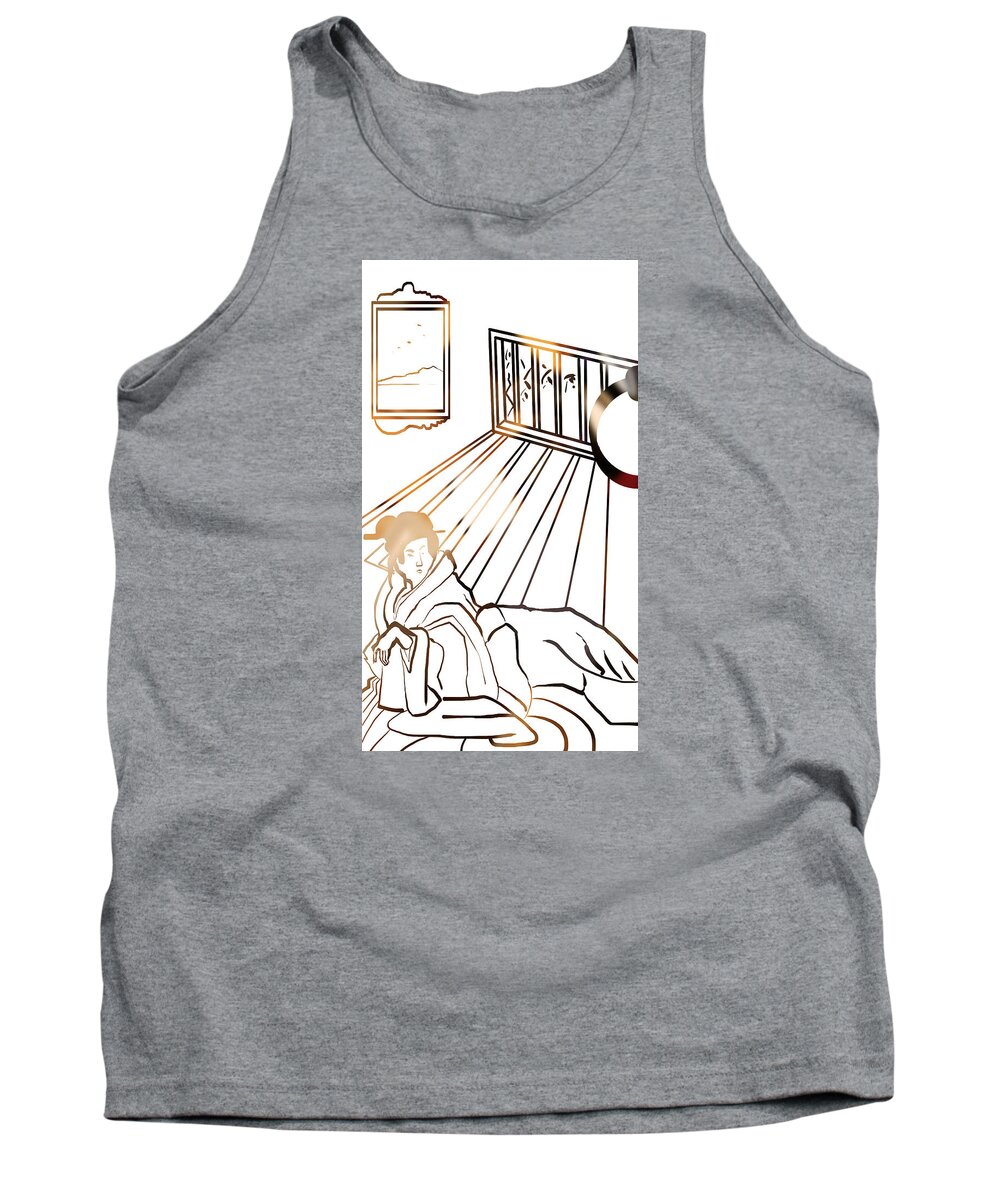  Tank Top featuring the painting Healing . Energy by John Gholson