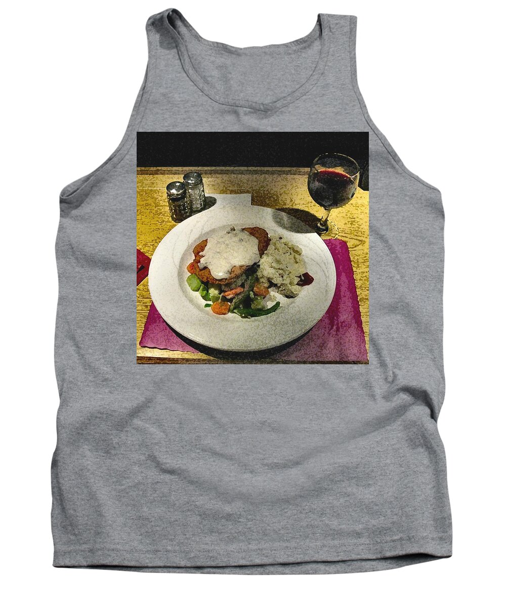 Lunch Tank Top featuring the photograph Heavenly Lunch by Lin Grosvenor