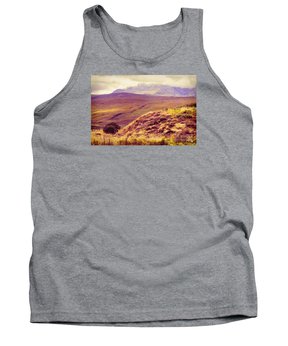 Scottish Tank Top featuring the photograph Highland Landscape by Diane Macdonald