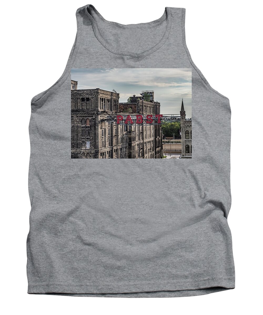 Milwaukee Downtown Tank Top featuring the photograph Historic Pabst Brewery by Kristine Hinrichs