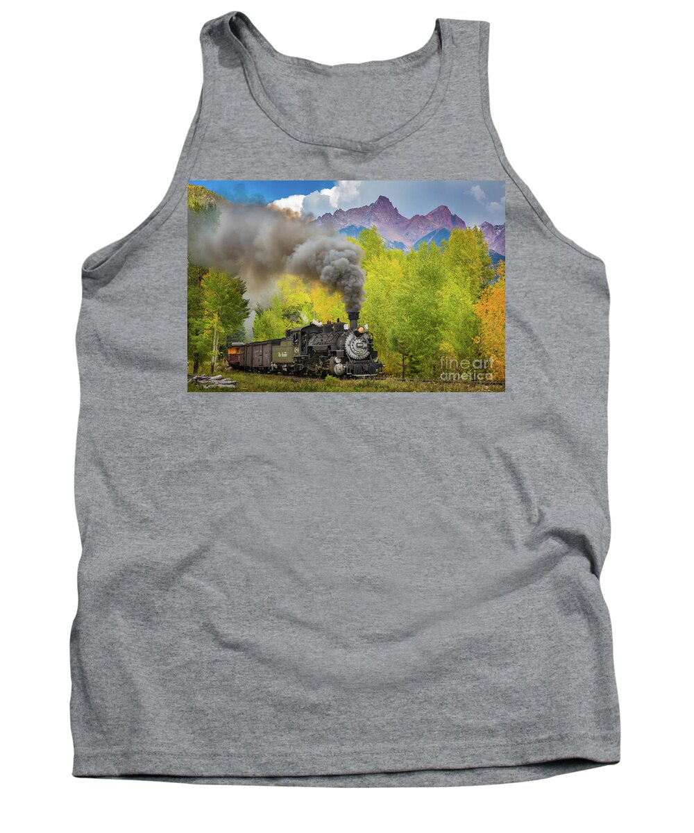 America Tank Top featuring the photograph Huffing and Puffing by Inge Johnsson