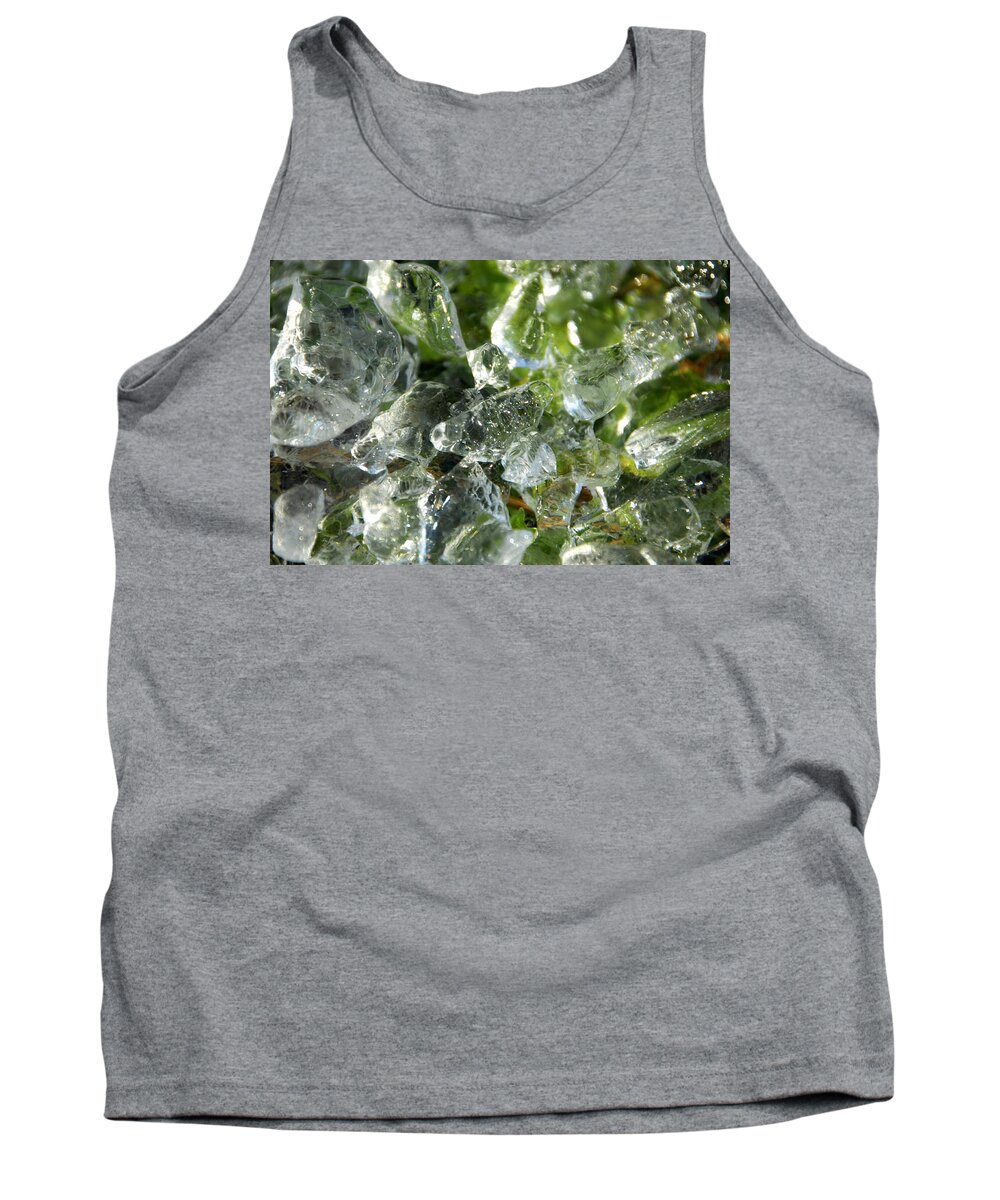 Ice Tank Top featuring the photograph Iceland by Donna Blackhall