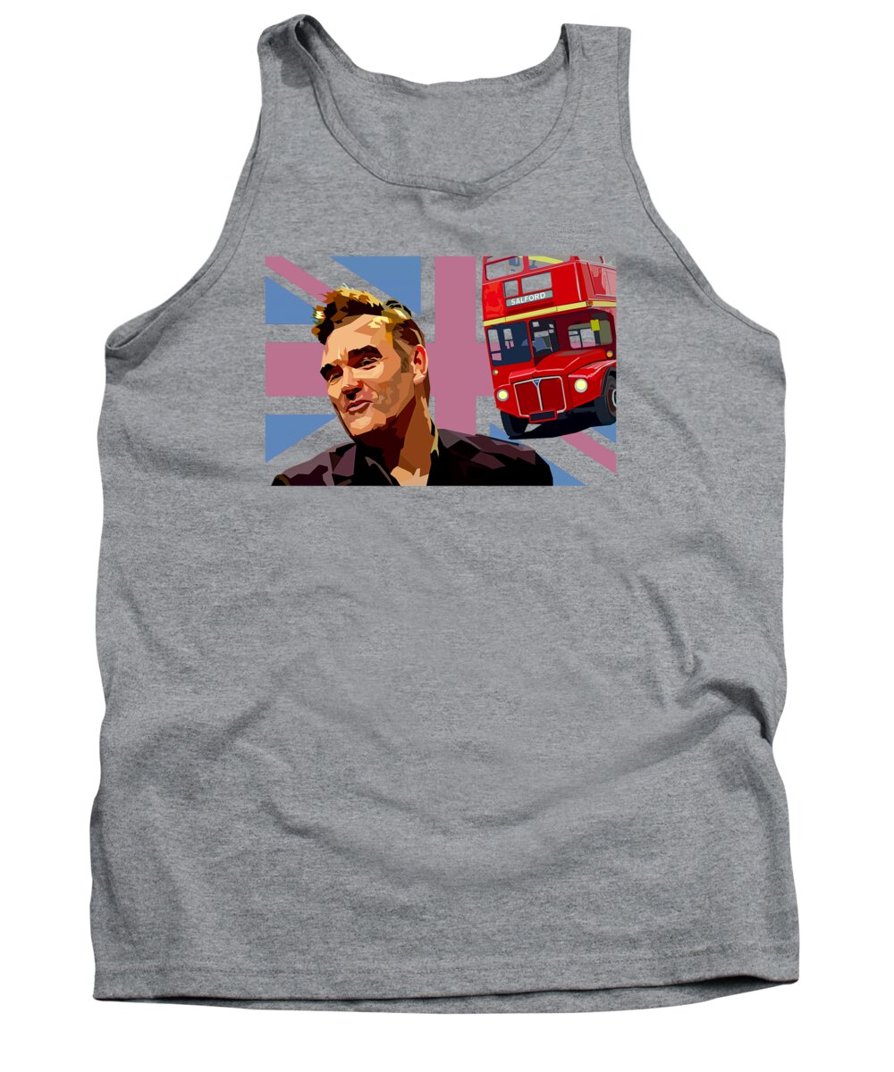 Morrissey Tank Top featuring the photograph If A Double Decker Bus by Mal Bray