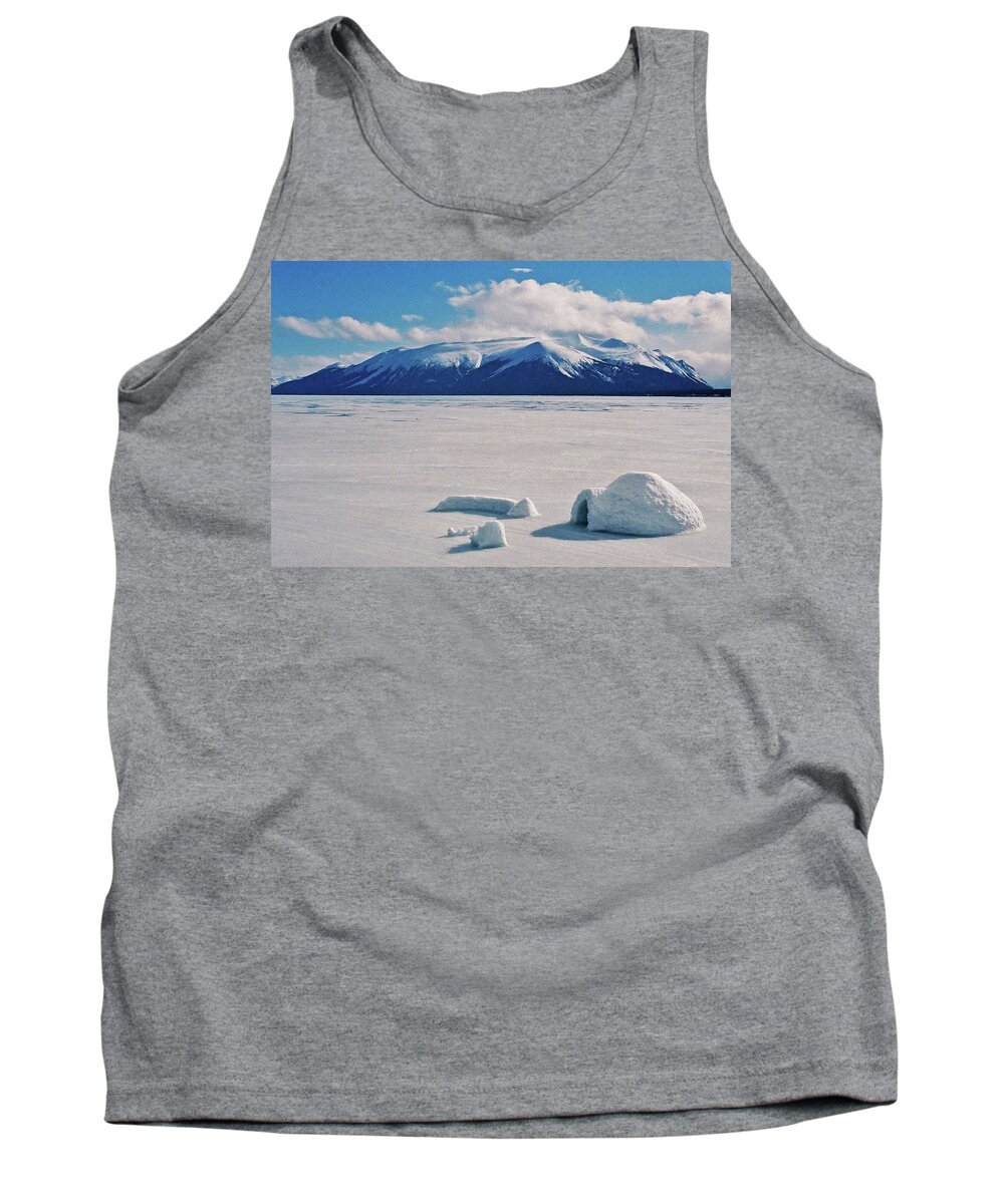 Kanada Tank Top featuring the photograph Igloo on Atlin Lake - BC by Juergen Weiss
