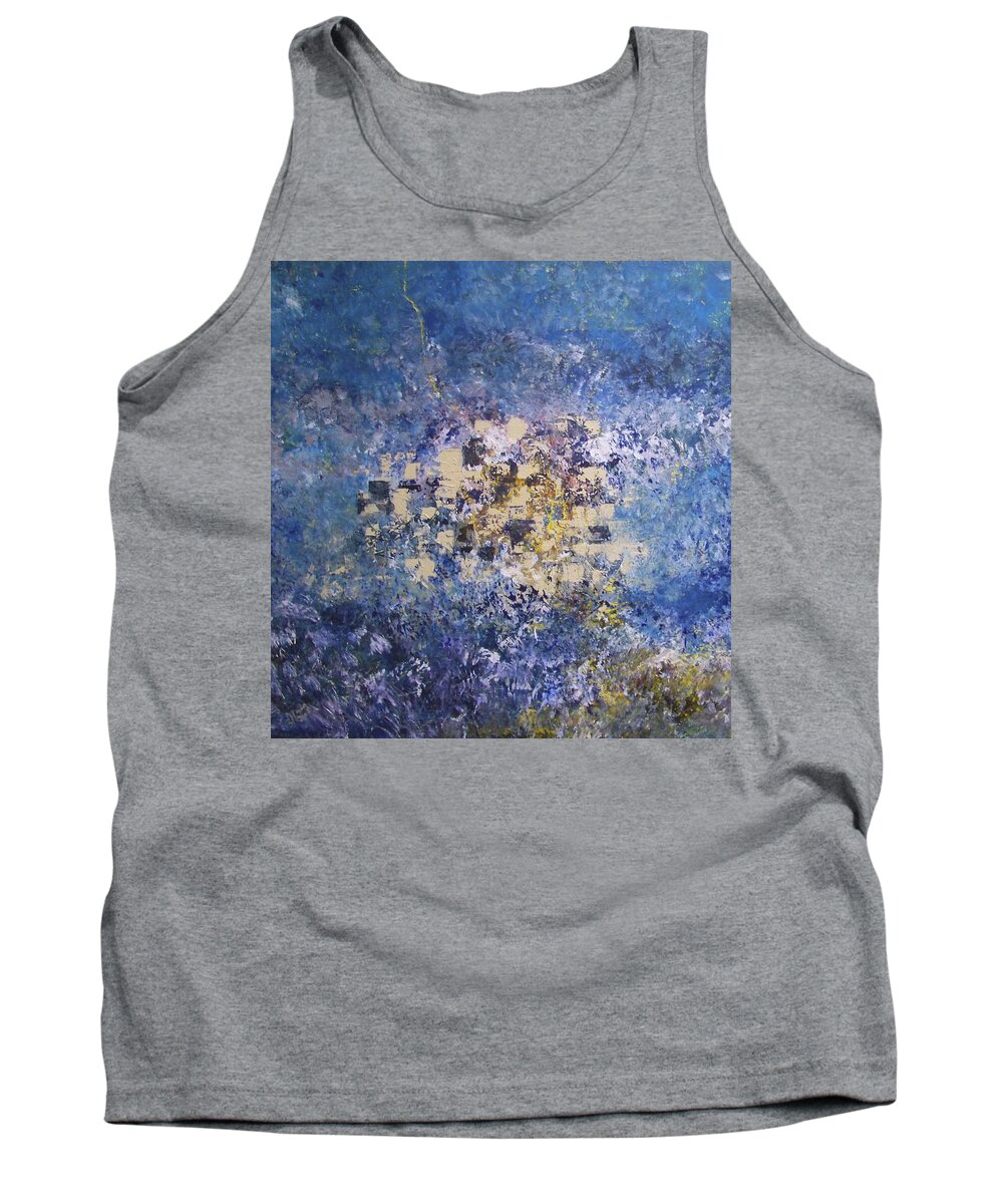 Abstract Tank Top featuring the painting Inner movement by Dennis Ellman