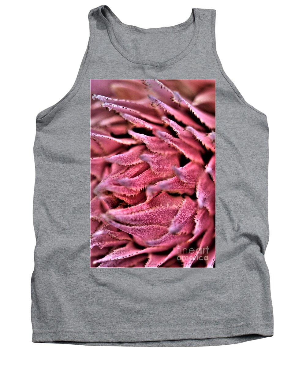 Pink Tank Top featuring the digital art Inside Story by Tracey Lee Cassin