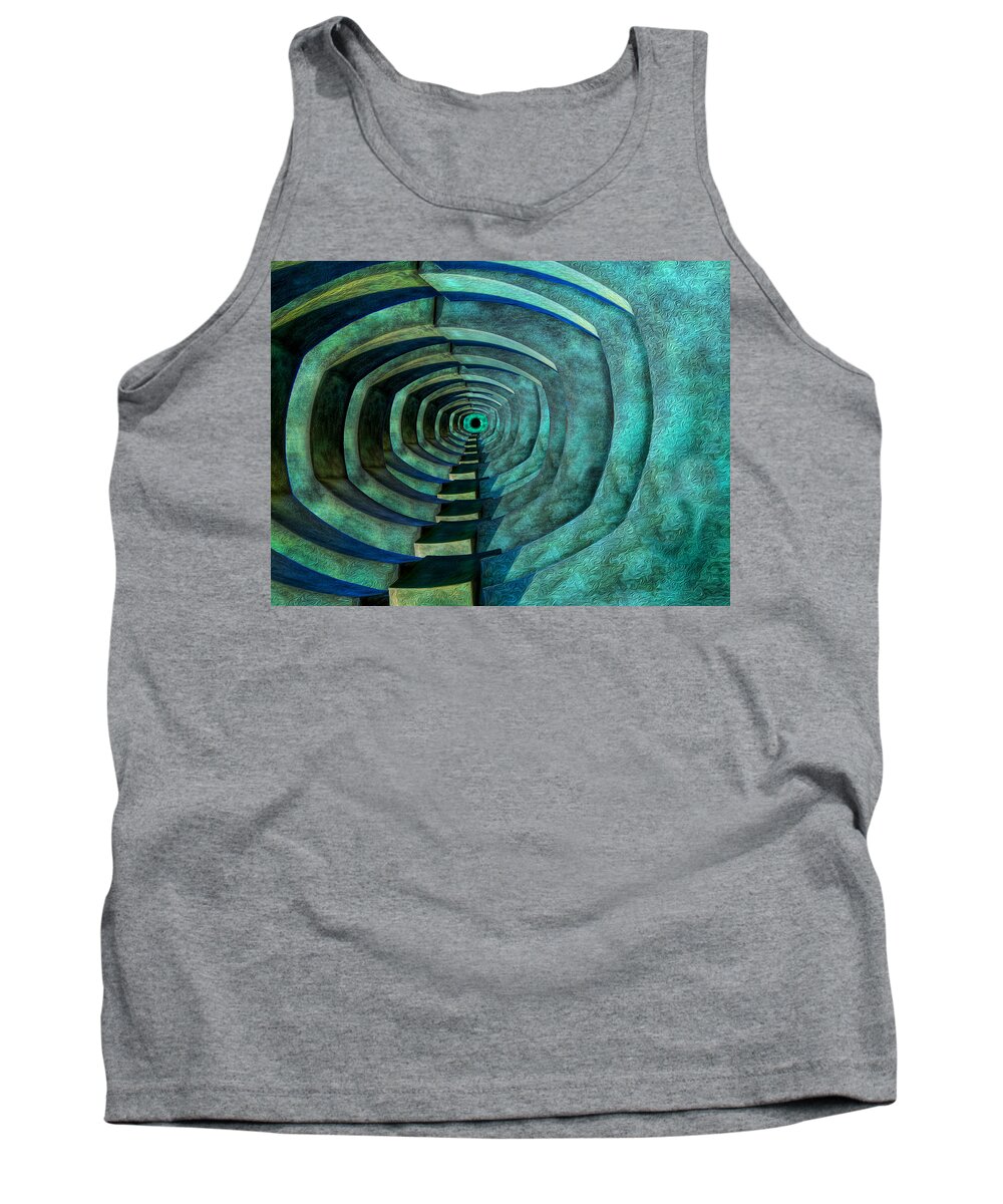Photography Tank Top featuring the photograph Into The Dark by Paul Wear