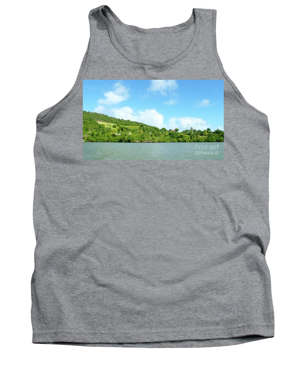 Photography Tank Top featuring the photograph Island View by Francesca Mackenney