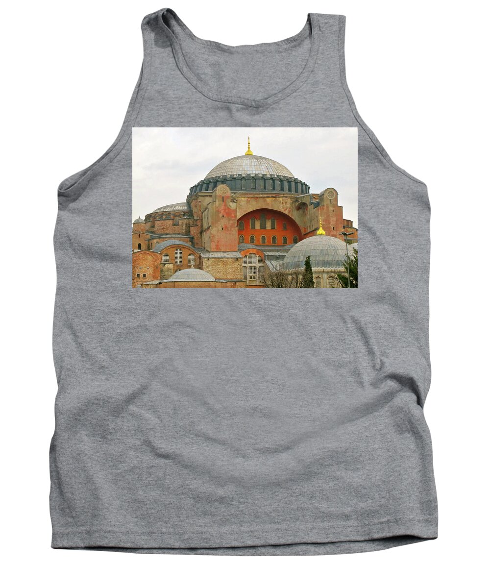 Turkey Tank Top featuring the photograph Istanbul Dome by Munir Alawi