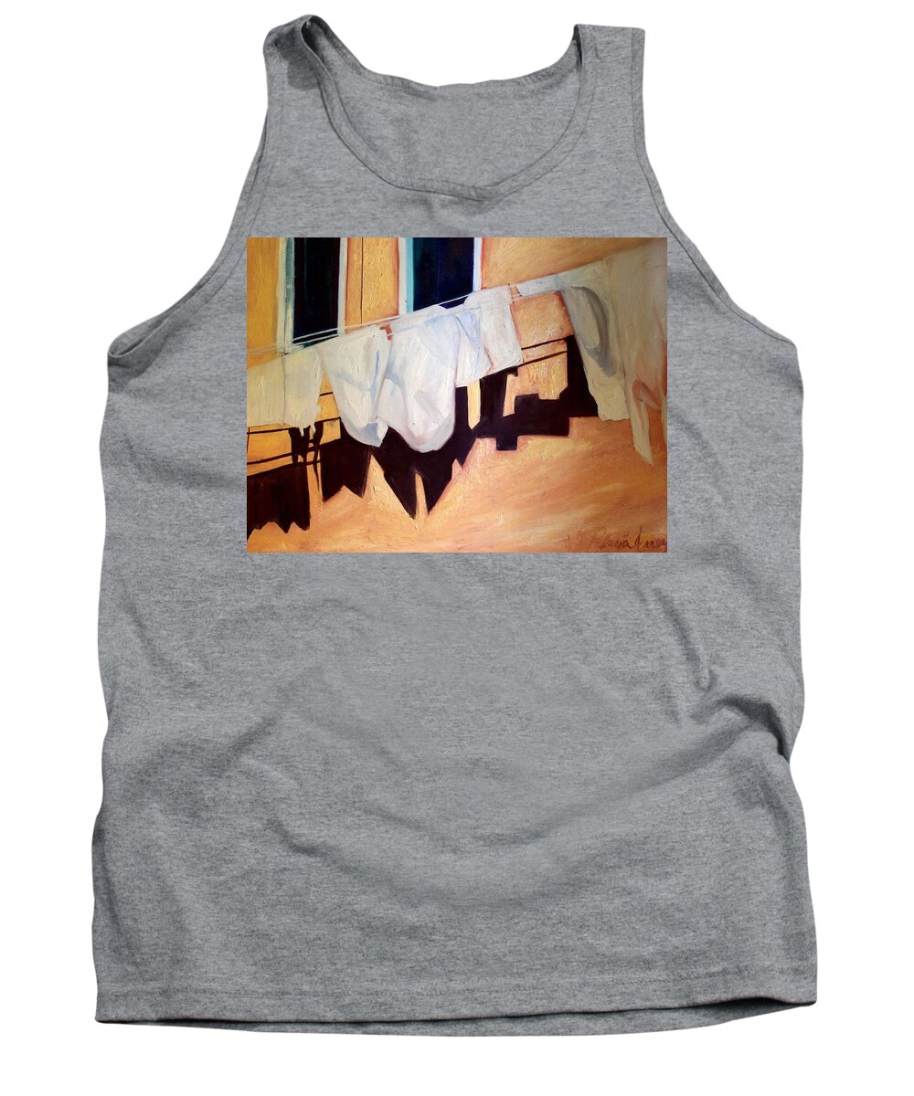  Tank Top featuring the painting Italian Wash by Patricia Arroyo